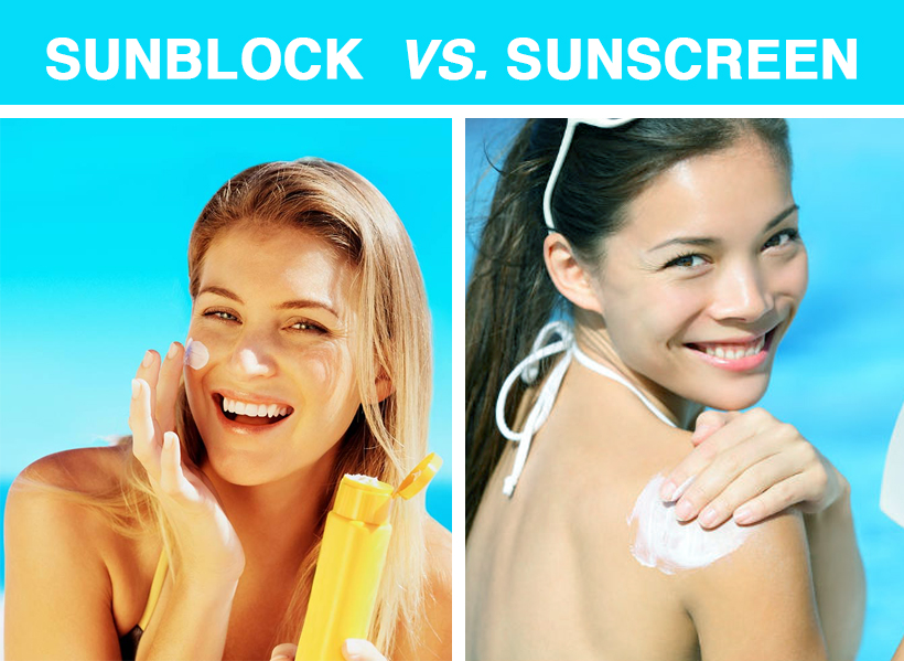 Sunblock vs Sunscreen header image